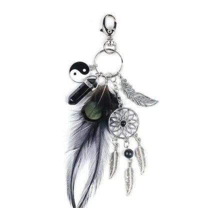 Dreamcatcher keychain pendant - www.Shopthatapp.com
