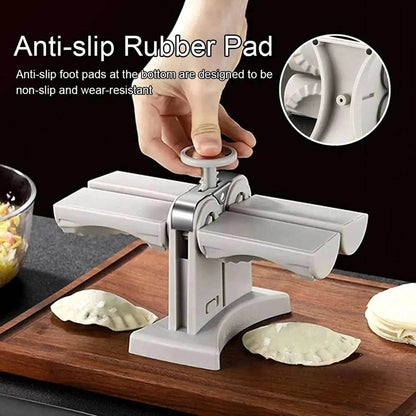 Dual-End Dumpling Mold: Easy Kitchen Tool - www.Shopthatapp.com