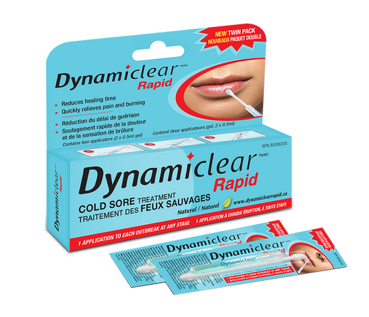Dynamiclear Rapid Cold Sore Treatment 2 x 0.5 ml gel-Home and garden-www.Shopthatapp.com-Natural Health Garden
