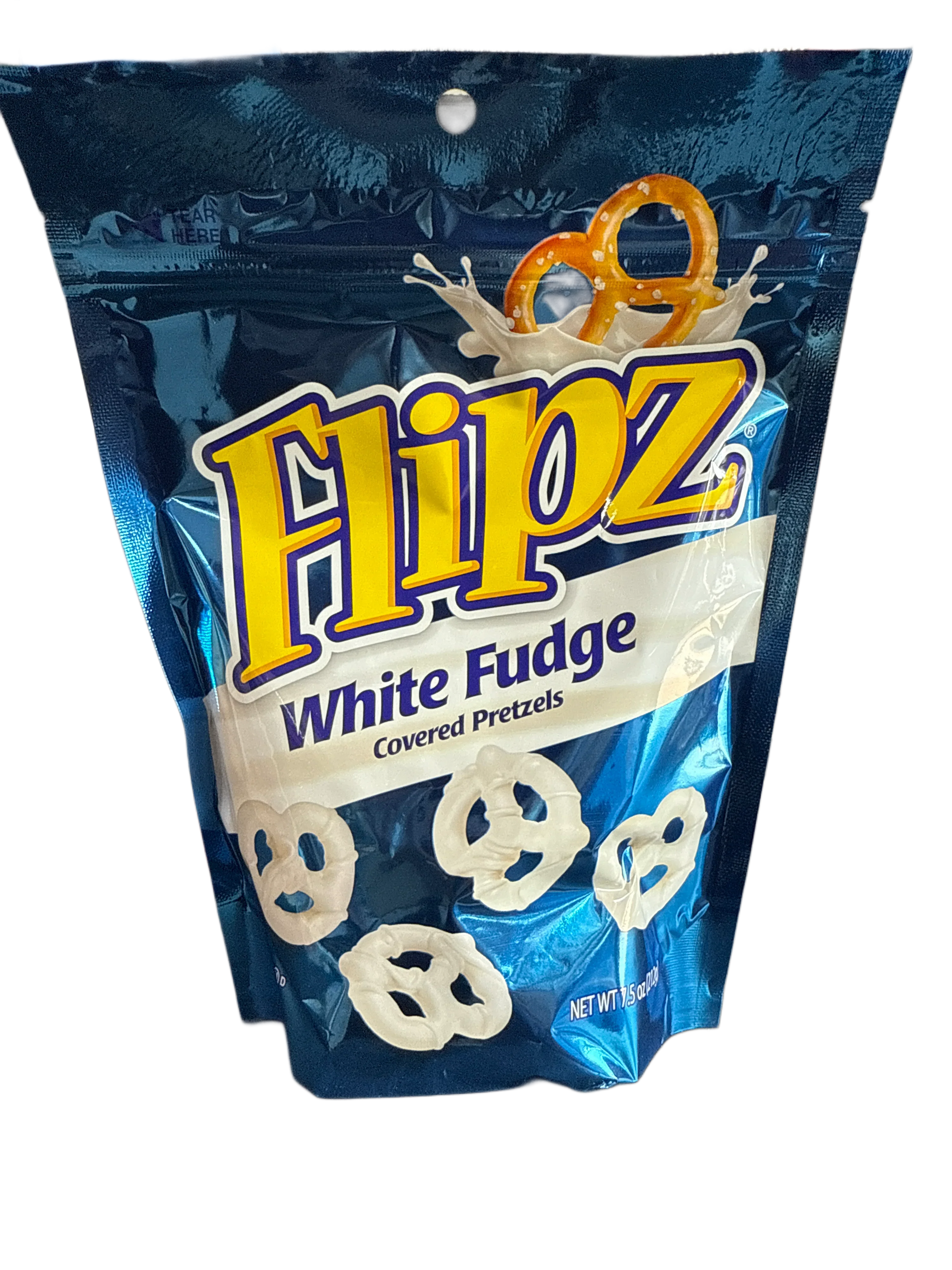 Flipz White Fudge Covered Pretzels 212G - U.S Edition - www.Shopthatapp.com