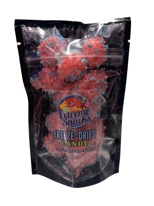 Extreme Snacks Freeze Dried Blue Gummy Clusters - Canadian Edition - www.Shopthatapp.com