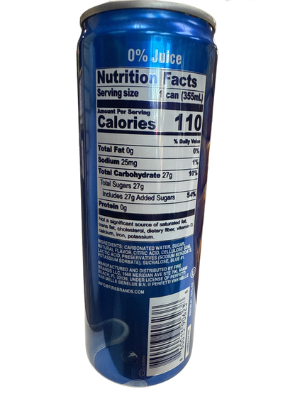 Air Heads Soda Blue Raspberry Flavour 355ML - U.S Edition - www.Shopthatapp.com