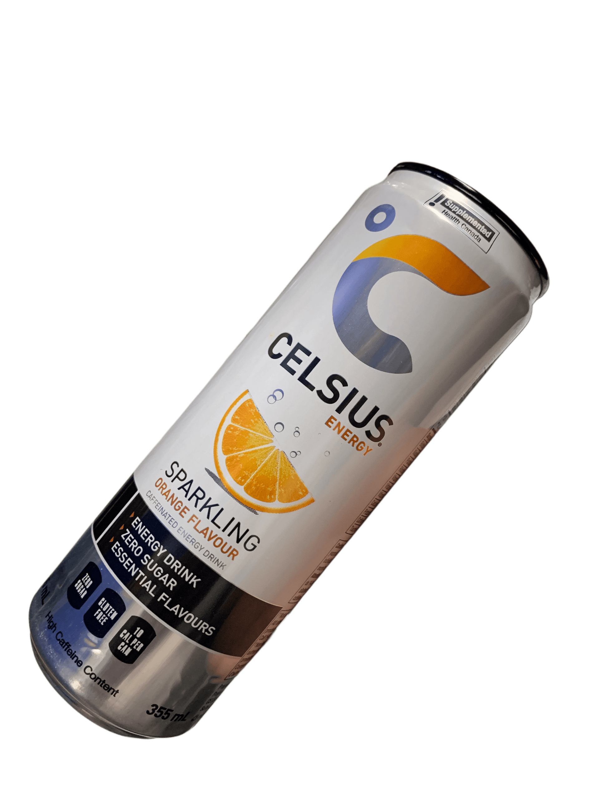 Celsius Sparkling Orange Zero Sugar Energy Drink 355ML - Canadian Edition - www.Shopthatapp.com