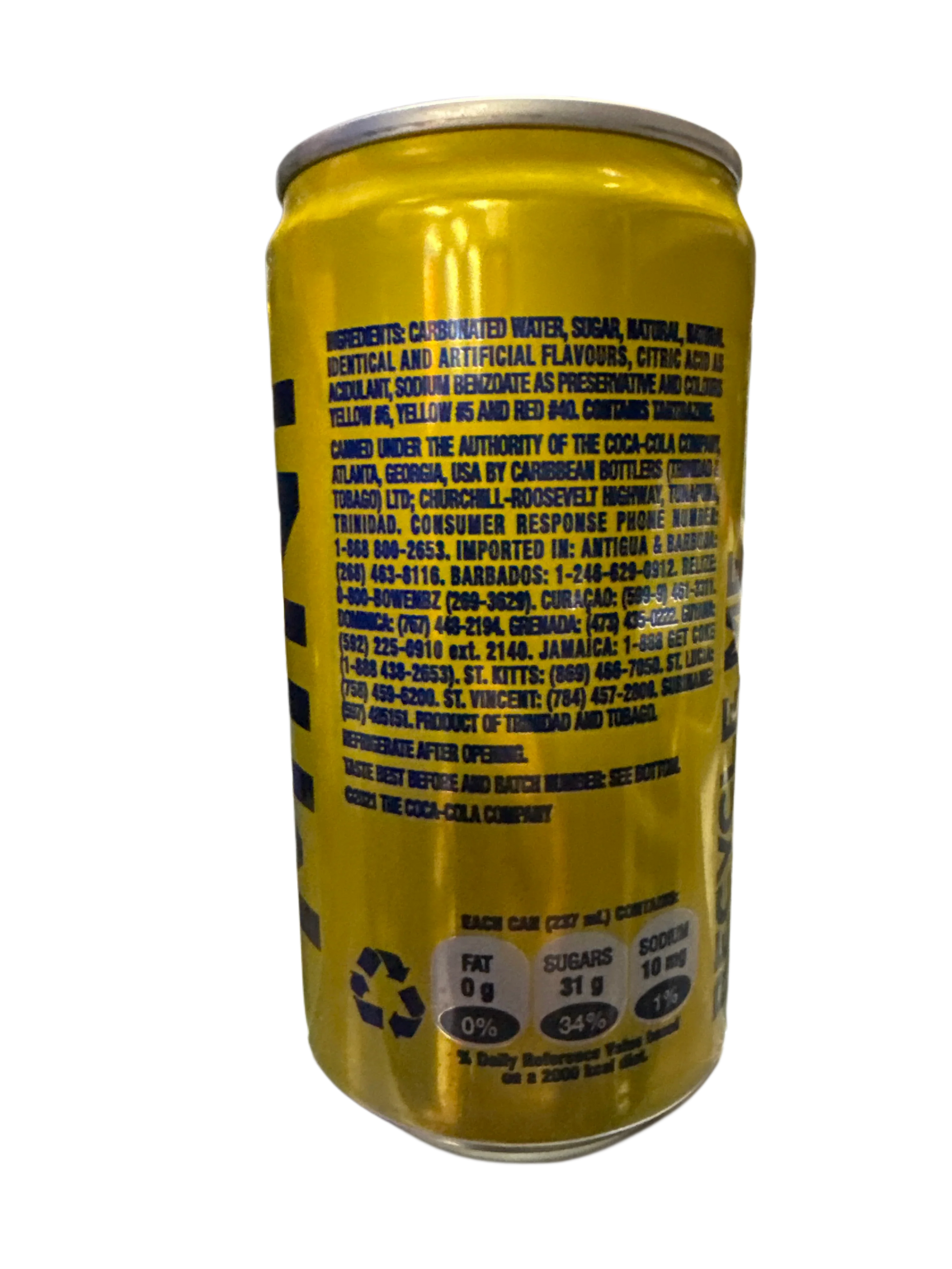 Fanta Banana Flavoured Can 237ML - Trinidad and Tobago Edition - www.Shopthatapp.com
