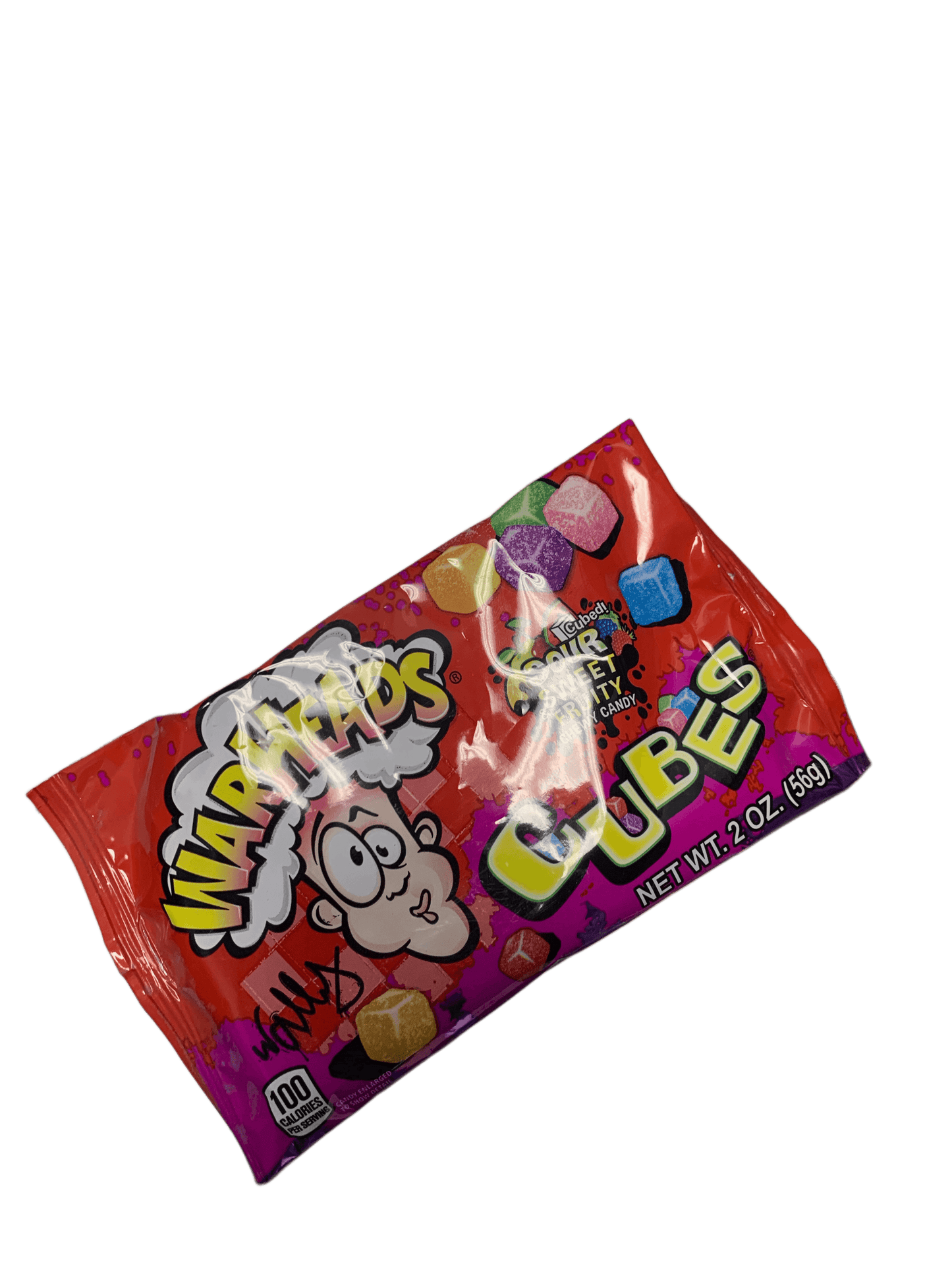 Warheads Cubes Sour and Sweet Chewy Candy 56G - U.S Edition - www.Shopthatapp.com