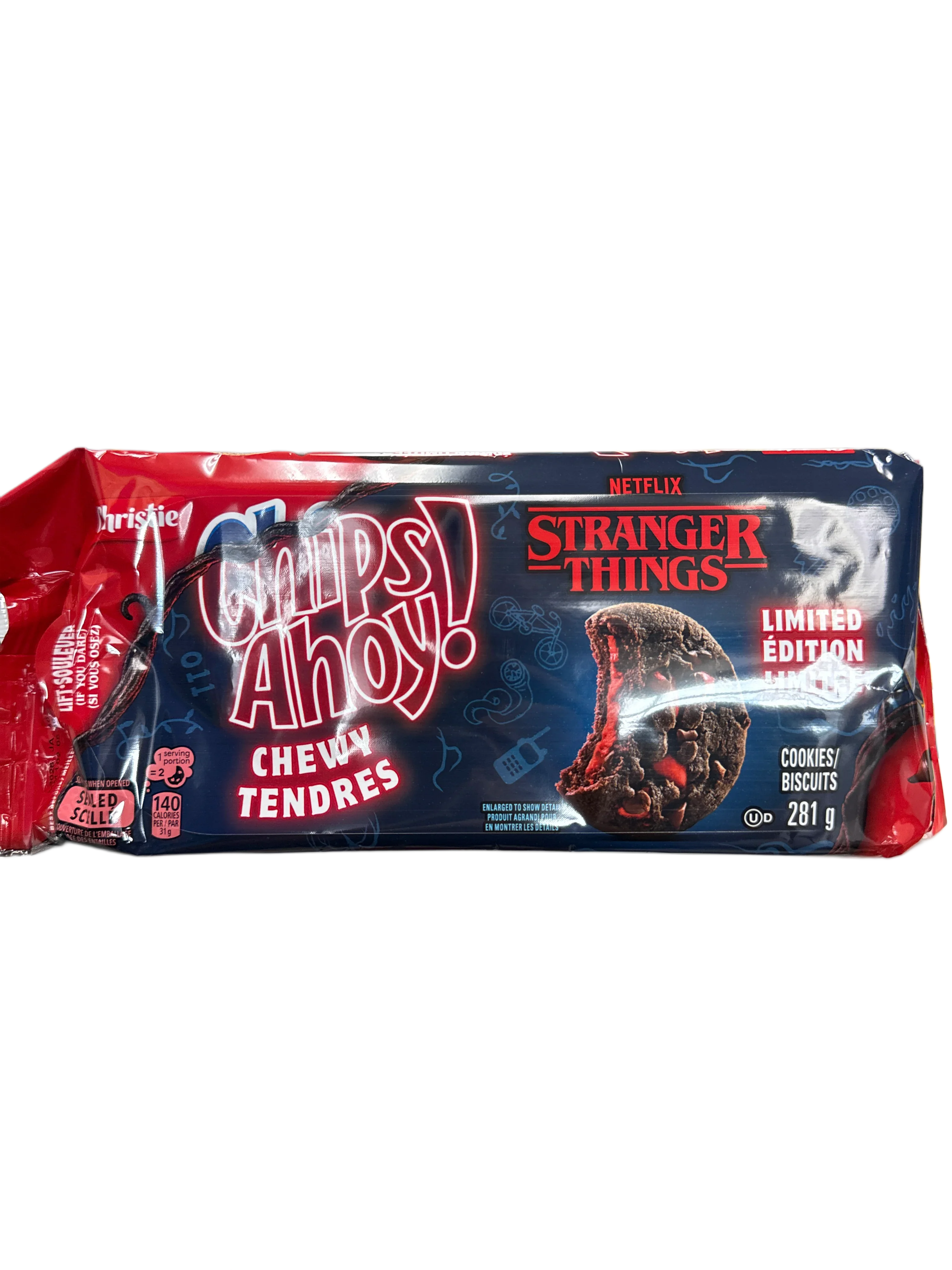 Chips Ahoy Chewy Limited Edition Stranger Things Halloween Cookies 281G - Canadian Edition - www.Shopthatapp.com