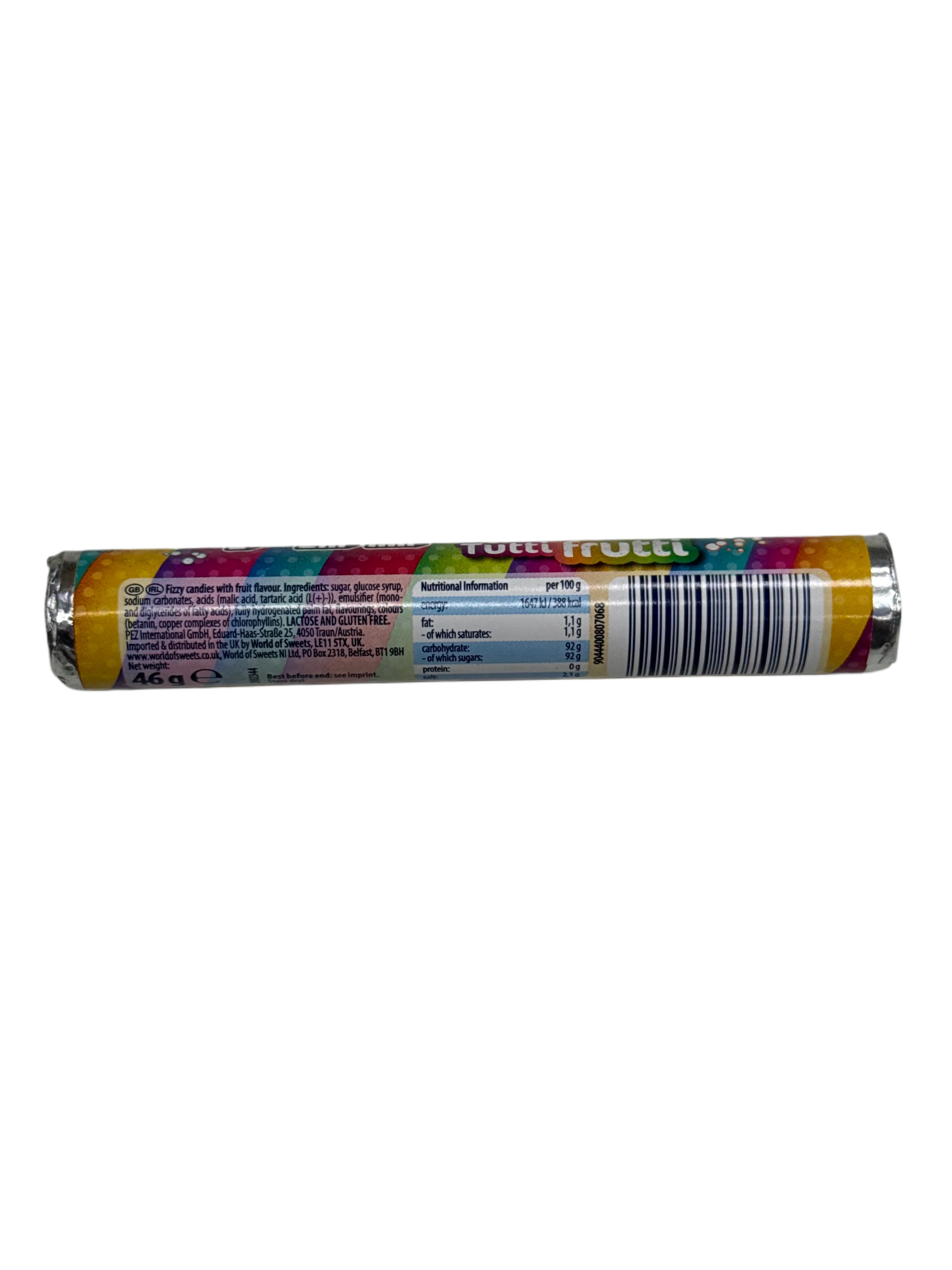 Pez Fizzy Tutti Fruitti Candies 46G - U.S Edition - www.Shopthatapp.com