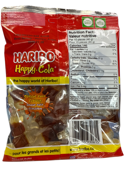 Haribo Happy Cola Gummy Candies 175G - German Edition - www.Shopthatapp.com