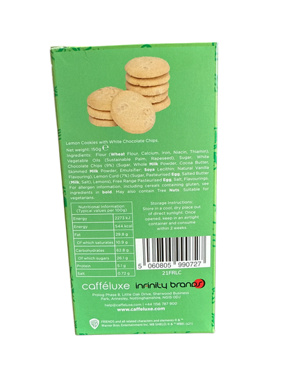 F.R.I.E.N.D.S Phoebe's Lemon Cookies With White Chocolate Chips 150G - U.S Edition