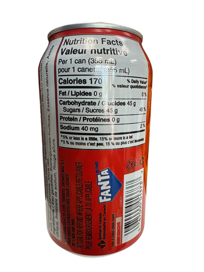 Fanta Limited Edition Halloween Strawberry Flavoured Can 355ML – Rare Canadian Exotic Drink