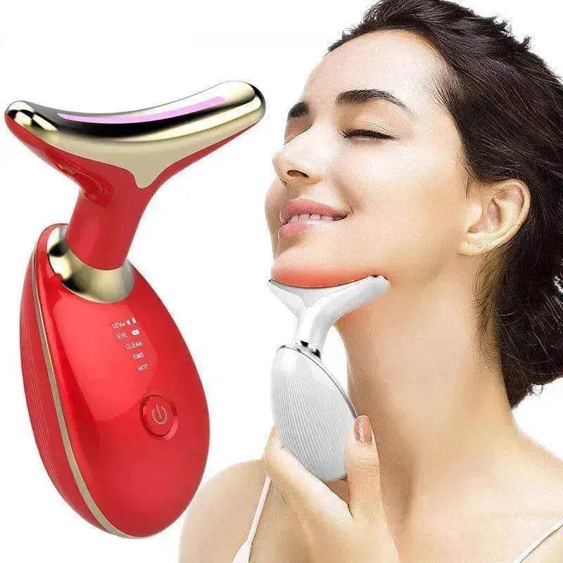 EMS Neck Lifting & Tightening Device, LED Photon Beauty - www.Shopthatapp.com