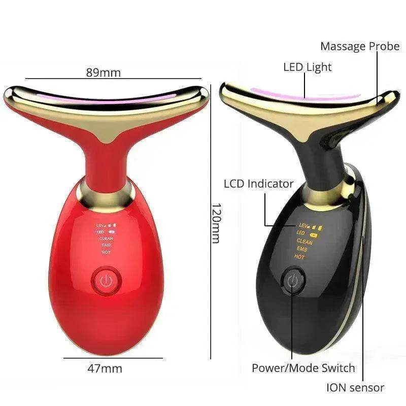 EMS Neck Lifting & Tightening Device, LED Photon Beauty - www.Shopthatapp.com
