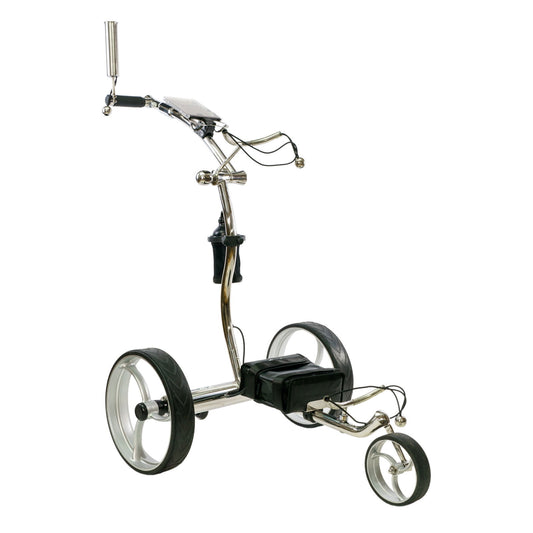 EPG eR-Pace G Luxury Remote Golf Trolley, Stainless Steel - Www.Shopthatapp.com