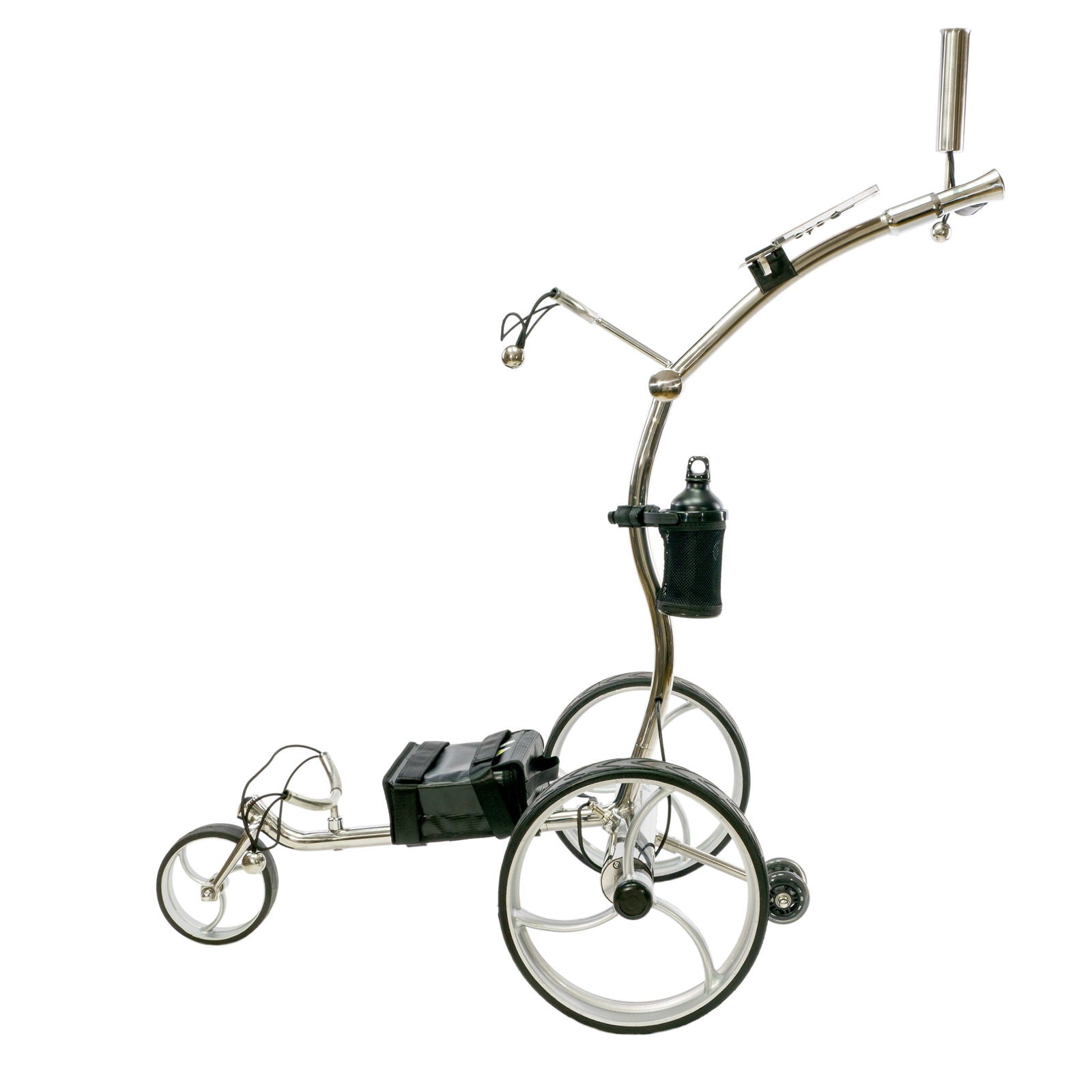 EPG eR-Pace G Luxury Remote Golf Trolley, Stainless Steel-Outdoor Sporting goods camping-www.Shopthatapp.com-EPG Golf