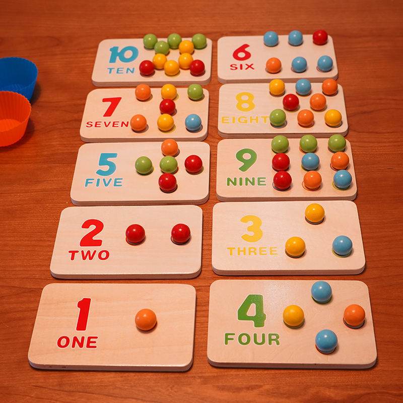 Early Child Education Number Cognitive flash card - www.Shopthatapp.com #