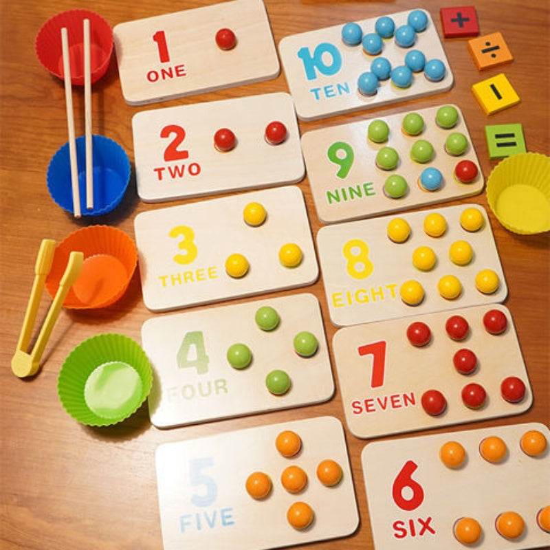 Early Child Education Number Cognitive flash card - www.Shopthatapp.com #
