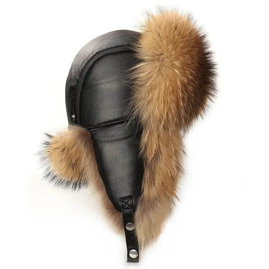 Earmuffs Hat – Winter Warm Windproof Artificial Leather Hat - www.Shopthatapp.com #