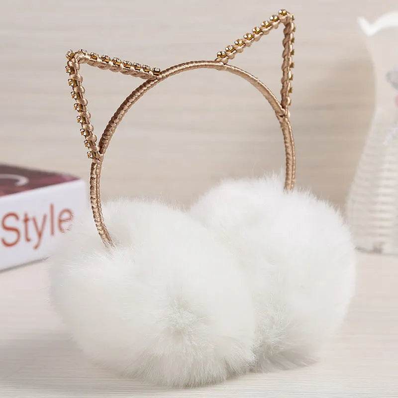 Earmuffs – Plush Soft Warm Winter Headband - www.Shopthatapp.com #