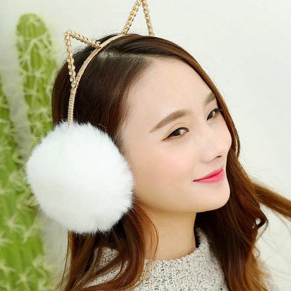 Earmuffs – Plush Soft Warm Winter Headband - www.Shopthatapp.com #