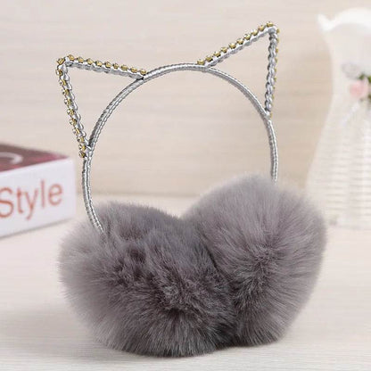 Earmuffs – Plush Soft Warm Winter Headband - www.Shopthatapp.com #