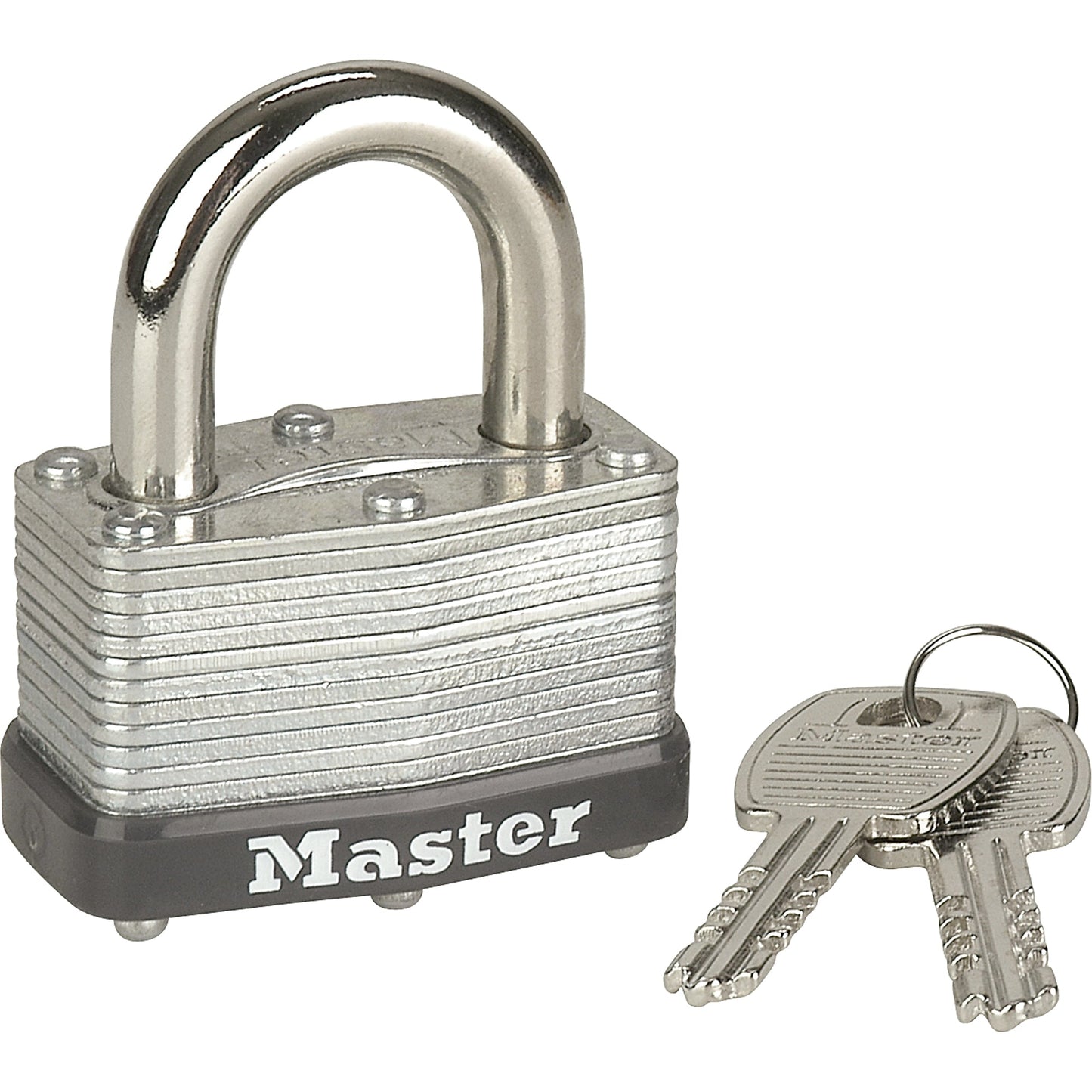 Economy Warded Padlock, Keyed Different, Laminated Steel, 1-3/4" Width - www.Shopthatapp.com #