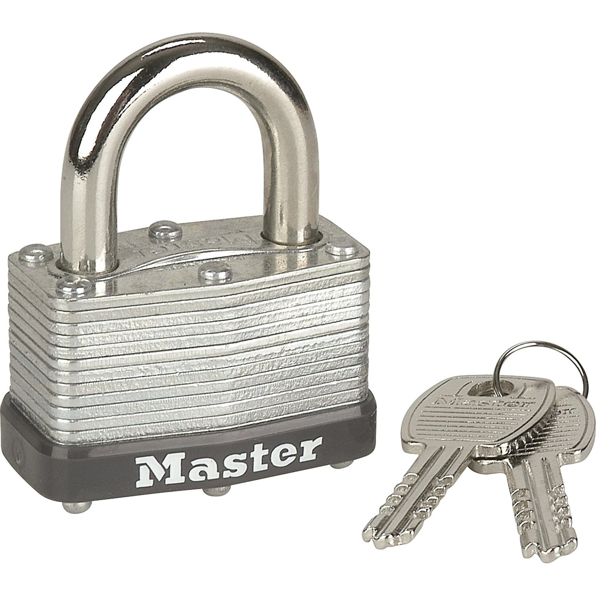 Economy Warded Padlock, Keyed Different, Laminated Steel, 1-3/4" Width - www.Shopthatapp.com #