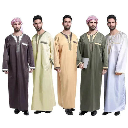 Eid Ramadan ArabKaftan Jalabiya for Men Arab Dubai Middle Eastern Men's Moroccan Men's Jalabiya - www.Shopthatapp.com #