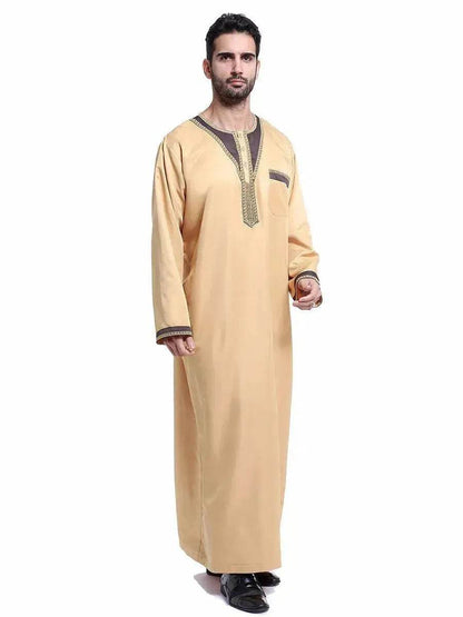 Eid Ramadan ArabKaftan Jalabiya for Men Arab Dubai Middle Eastern Men's Moroccan Men's Jalabiya - www.Shopthatapp.com #