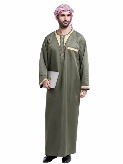 Eid Ramadan ArabKaftan Jalabiya for Men Arab Dubai Middle Eastern Men's Moroccan Men's Jalabiya - www.Shopthatapp.com #