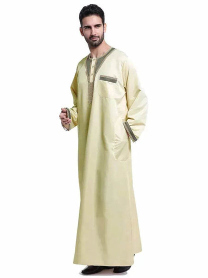 Eid Ramadan ArabKaftan Jalabiya for Men Arab Dubai Middle Eastern Men's Moroccan Men's Jalabiya - www.Shopthatapp.com #