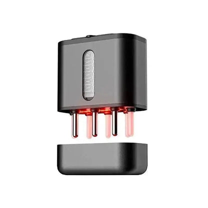 Electric Scalp Massager Cow Horn Massage Comb Red Light Oil Applicator Promote Hair Growth Portable Hair Guid Comb - www.Shopthatapp.com