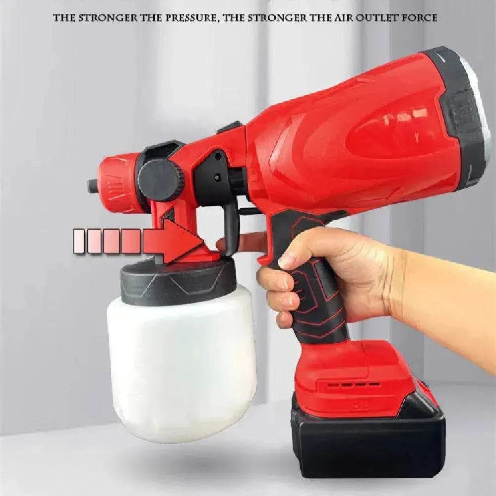 Electric Spray Gun High Pressure Automatic Apray Paint Portable Handheld Paint Watering Spray Gun - www.Shopthatapp.com #