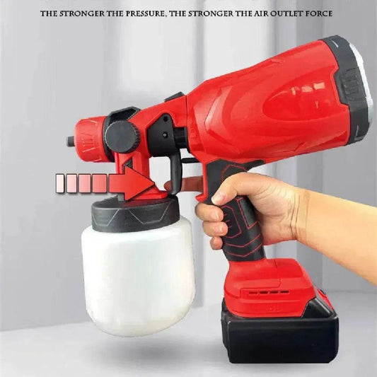 Electric Spray Gun High Pressure Automatic Apray Paint Portable Handheld Paint Watering Spray Gun - www.Shopthatapp.com #
