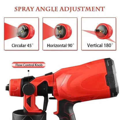 Electric Spray Gun High Pressure Automatic Apray Paint Portable Handheld Paint Watering Spray Gun - www.Shopthatapp.com #