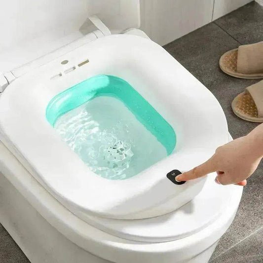 Electric Toilet Bidet Seat  Bubble Massage Hemorrhoid Care - www.Shopthatapp.com #