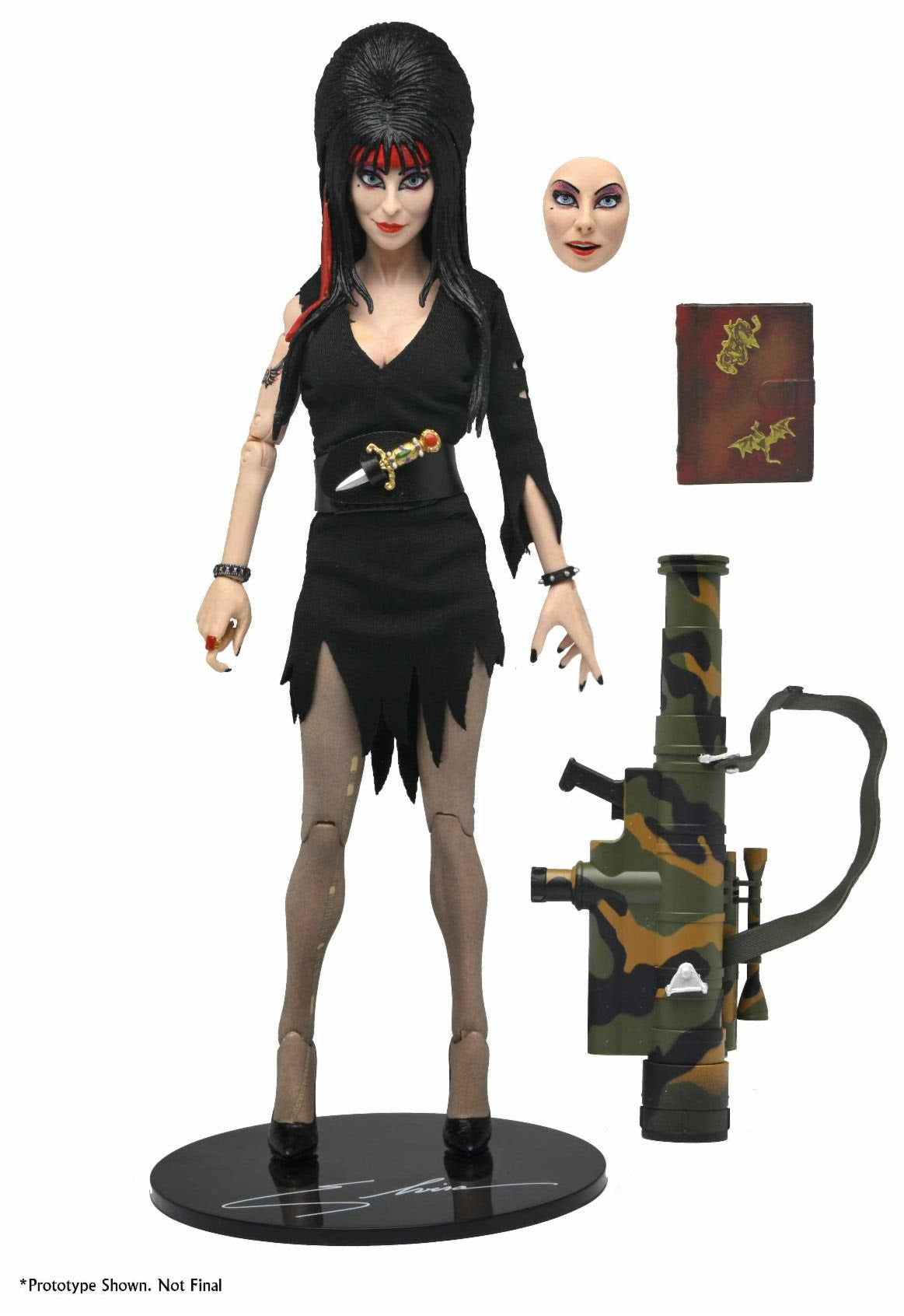 Elvira – 8” Clothed Action Figure – Commando Elvira - www.Shopthatapp.com #