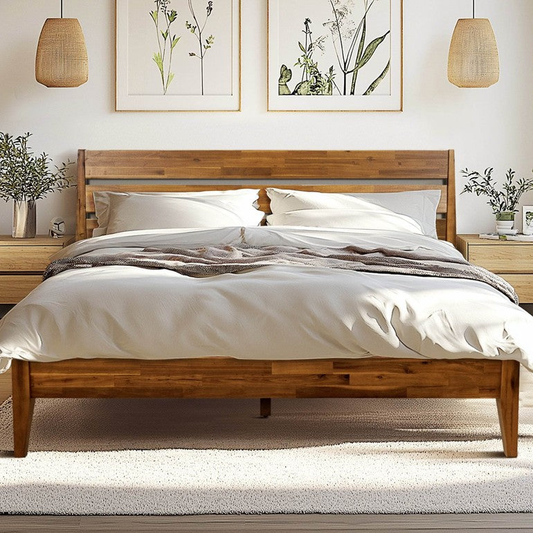 Emery Deluxe Wood Platform Bed Frame - www.Shopthatapp.com