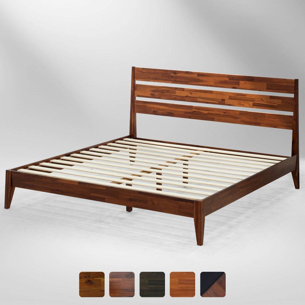 Emery Deluxe Wood Platform Bed Frame - www.Shopthatapp.com