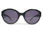 Sunglasses DIAGRAM BLACK WOOD Brown Round Frames w Purple Lenses - www.Shopthatapp.com