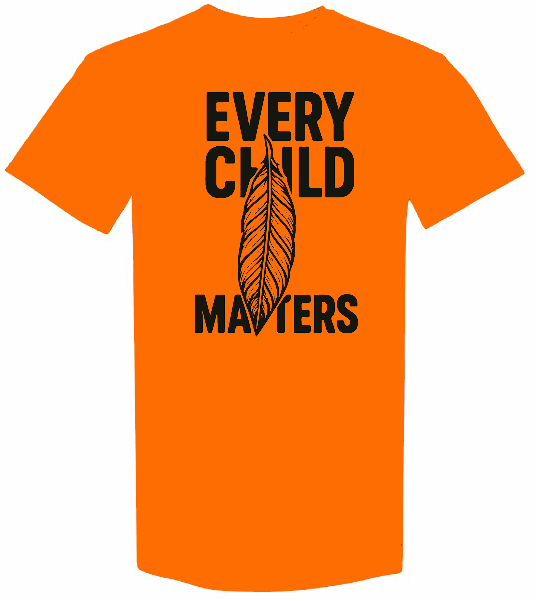 Every Child Matters with Feather - Support Awareness and Unity - www.Shopthatapp.com