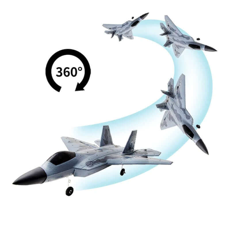 F22 4CH RC Fighter Plane - 2.4G EPP Warbird RTF Toy for Kids - www.Shopthatapp.com #