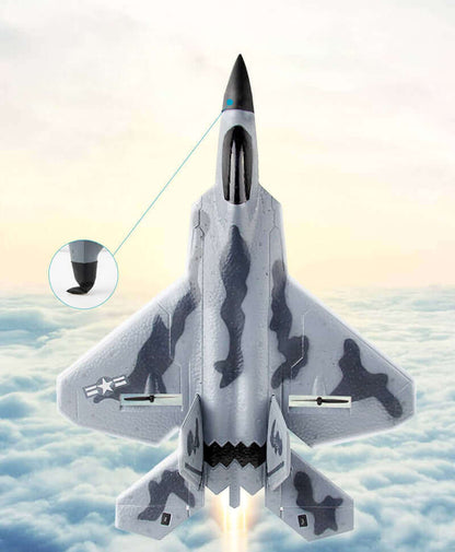 F22 4CH RC Fighter Plane - 2.4G EPP Warbird RTF Toy for Kids - www.Shopthatapp.com #