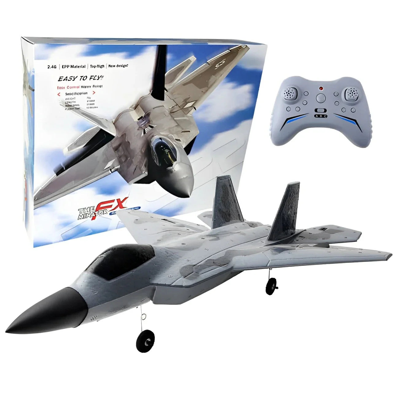 F22 4CH RC Fighter Plane - 2.4G EPP Warbird RTF Toy for Kids - www.Shopthatapp.com