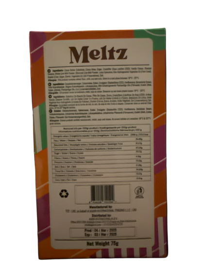 Meltz Dubai Chocolate Lotus Knafeh Flavour 75G - Dubai Edition - www.Shopthatapp.com