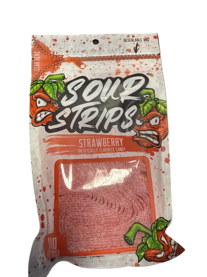 Sour Strips Strawberry 96G - U.S Edition - www.Shopthatapp.com