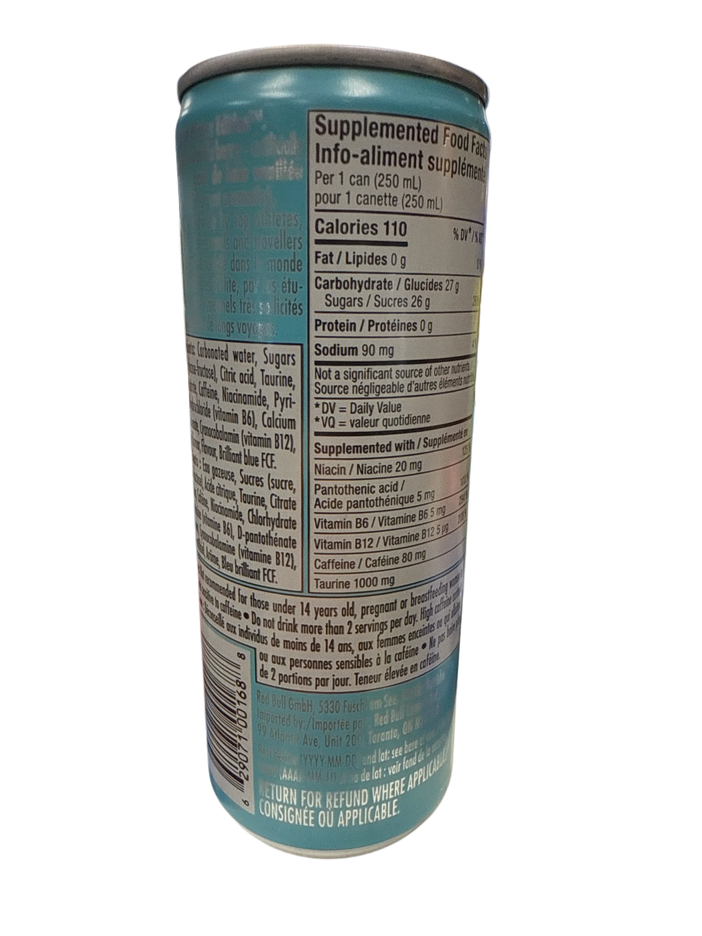 Red Bull Winter Edition Iced Vanilla Berry 250ML - Canadian Edition - www.Shopthatapp.com