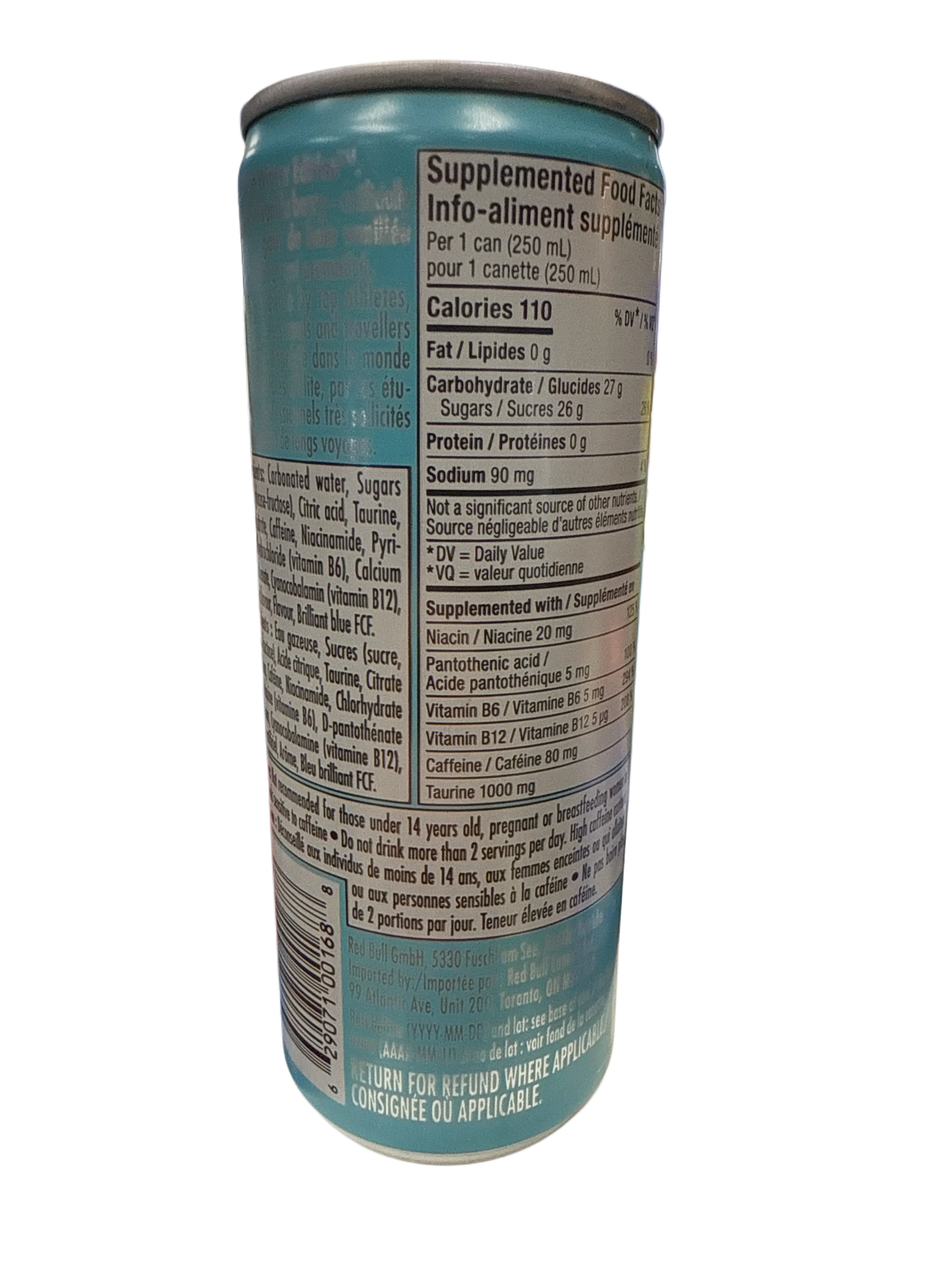 Red Bull Winter Edition Iced Vanilla Berry 250ML - Canadian Edition - www.Shopthatapp.com