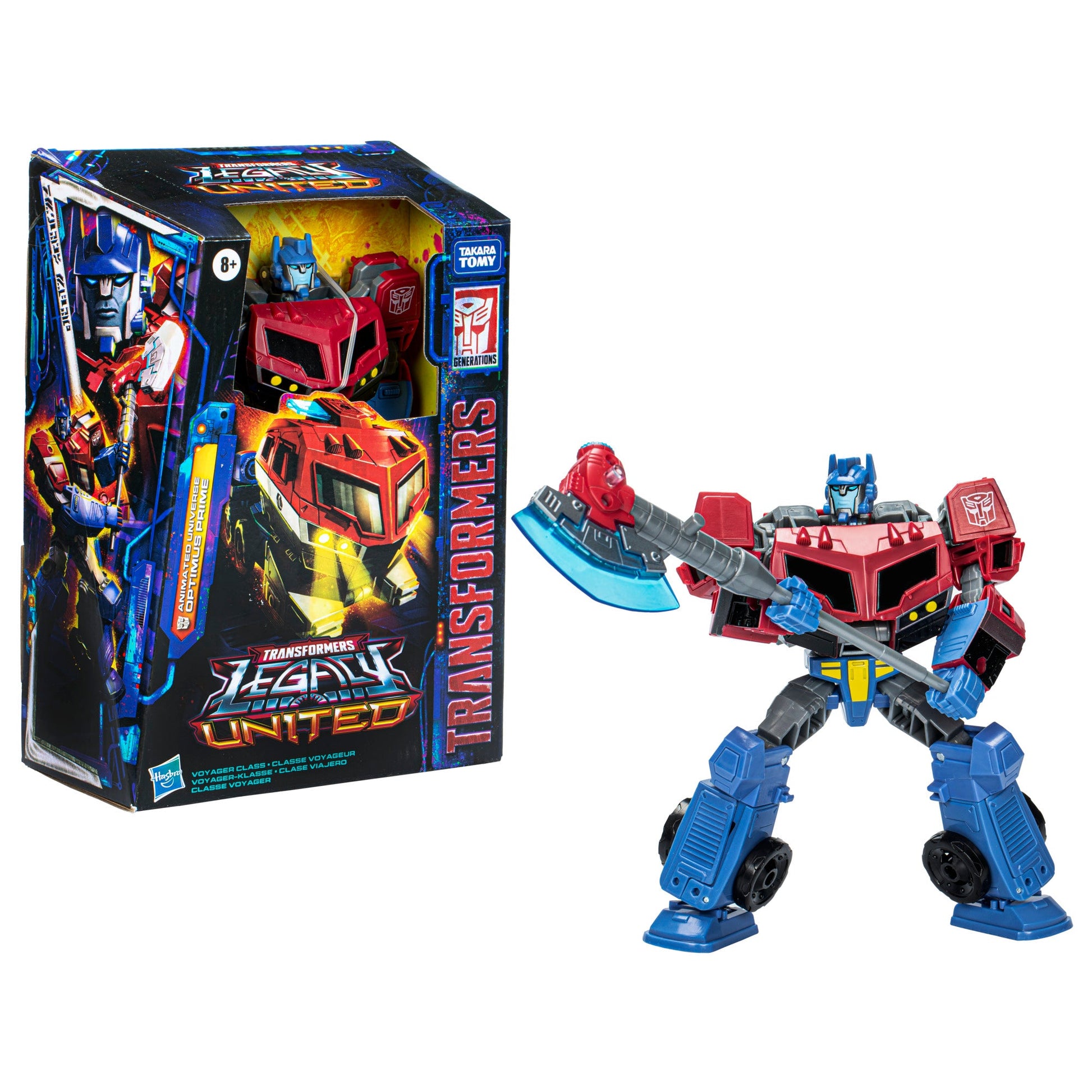 Transformers Legacy United - Voyager Class - Animated Universe Optimus Prime - www.Shopthatapp.com