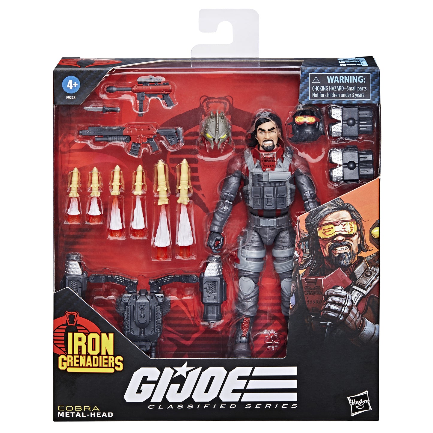 G.I. Joe Classified Series #118, Iron Grenadier Metal Head - www.Shopthatapp.com