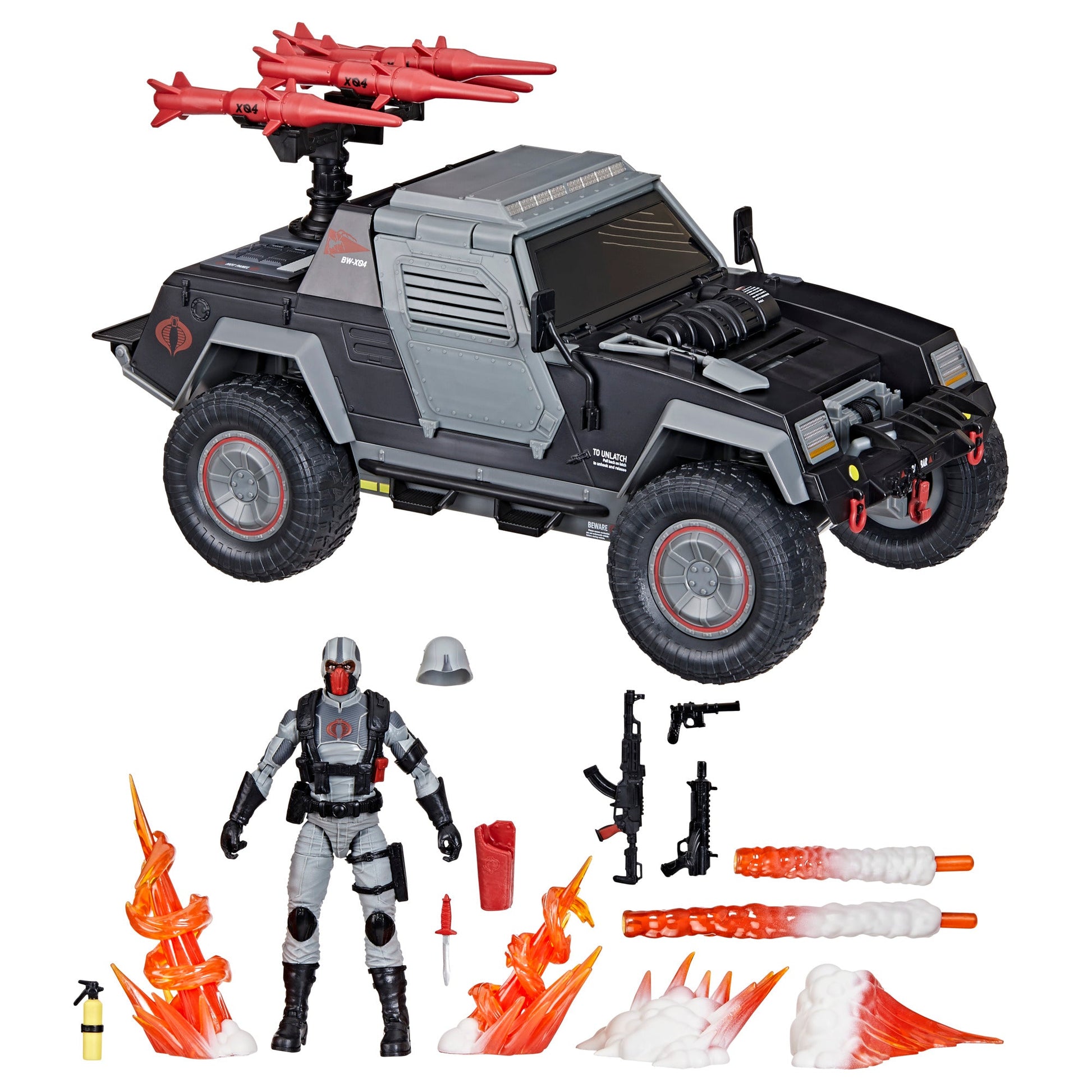 G.I. Joe Classified Series #120, Cobra Night Attack 4-WD Stinger & Driver - www.Shopthatapp.com